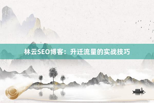 林云SEO博客：升迁流量的实战技巧